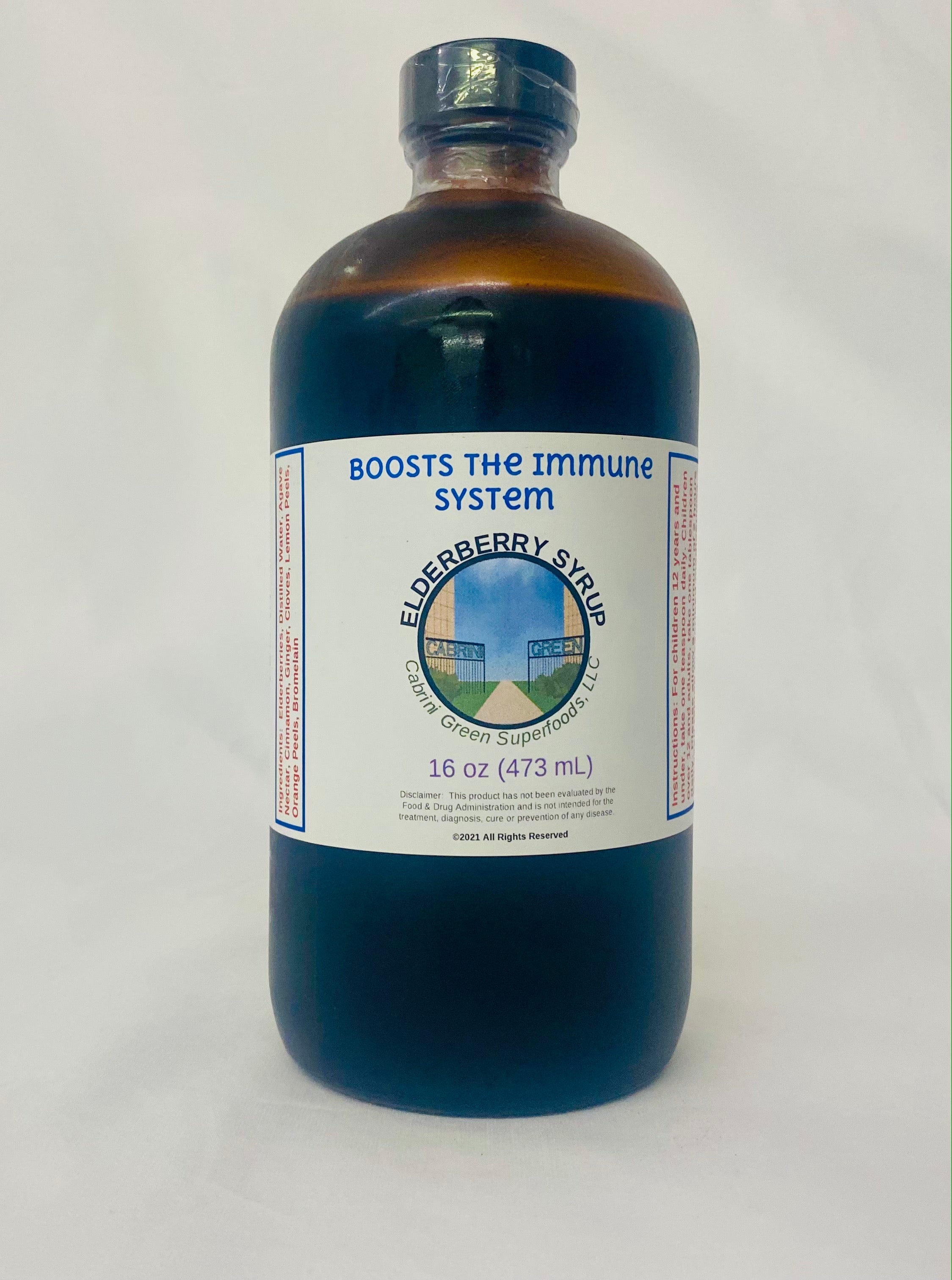 Elderberry Syrup (16 oz.)